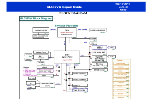 More information about "ASUS ROG GL552VW Rev 2.0/2.1 Schematic.PDF & Repair Guide & BoardView.ASC"