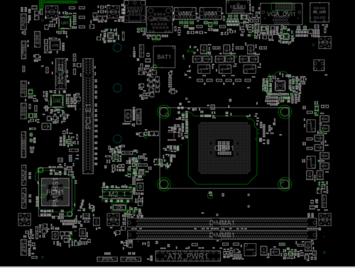 More information about "MSI MS-7C52 Rev 1.0, 1.1 BoardView (.CAD)"
