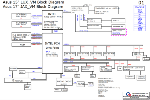 More information about "Asus FX503VM  Quanta BKL/BKN Rev 1A Schematic.PDF and BoardView.PDF"