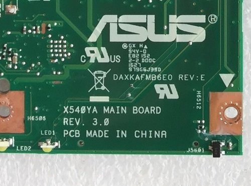 More information about "Asus VivoBook X540Y MB X540YA REV 3.0 XKAF DAXKAFMB6E0 Photo MB"