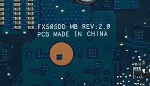More information about "ASUS FX505DD-AL061 MB: FX505DD Rev:2.0 Photo MB"