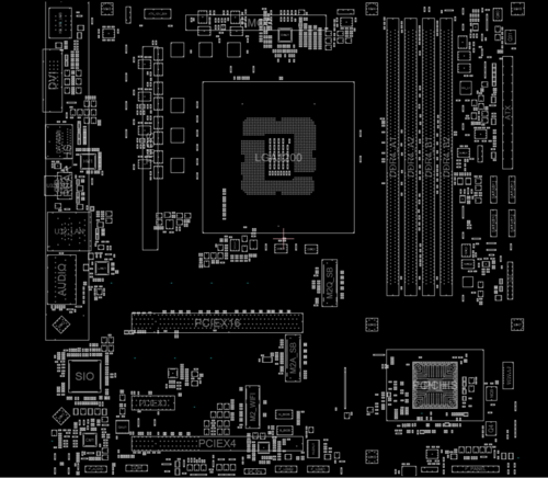 More information about "Gigabyte B460M AORUS PRO Rev 1.0, 1.02 BoardView.TVW"