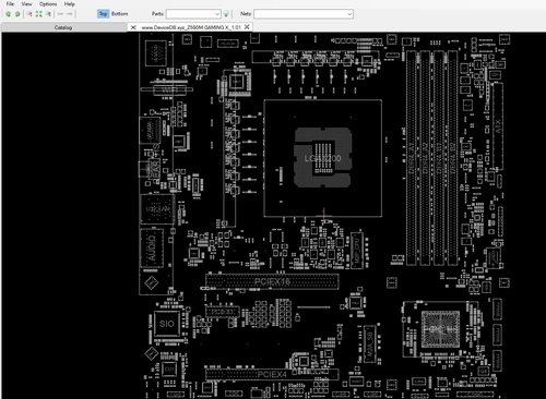 More information about "GIGABYTE Z590M GAMING X 1.00 1.01 BoardView.TVW"