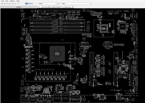 More information about "Gigabyte B550 VISION D Rev 1.0 BoardView.TVW"
